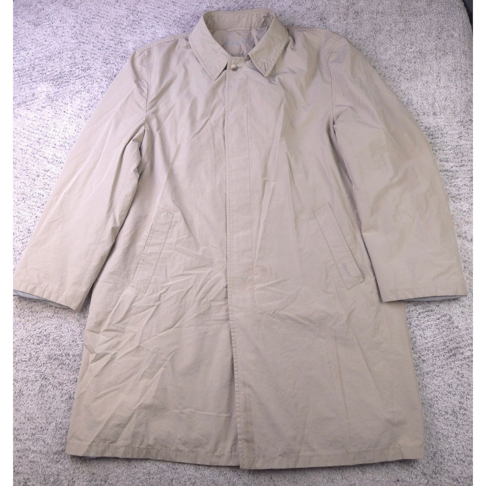 Bugatti Trench Coat Mens XL 110 Raincoat Gore-Tex Waterproof Beige Windbreaker